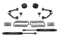 Fabtech 2019 GM K1500 3.5in Budget UCA System w/Rear Stealth Shocks - K1126M