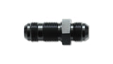 Vibrant -12AN Flare Straight Bulkhead Adapter Fitting - Aluminum - 10685
