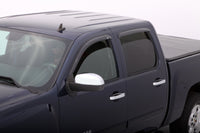 AVS 07-13 Chevy Avalanche Ventvisor Outside Mount Window Deflectors 4pc - Smoke - 94515