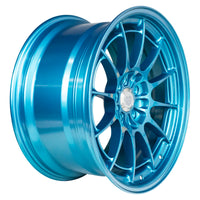 Enkei NT03+M 18x9.5 5x114.3 40mm Offset 72.6mm Bore Emerald Blue Wheel - 3658956540EB