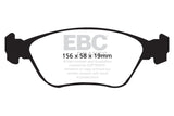 EBC 98-05 Volvo C70 2.3 Turbo T5 (16in Wheels) Yellowstuff Front Brake Pads - DP41362R