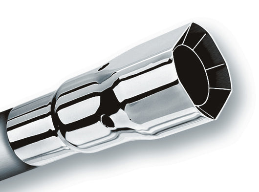 Borla Universal Polished Tip Single Square Intercooled (inlet 2 1/4in. Outlet 2 1/2 x 2 3/4in) *NO R - 20112