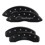 MGP 4 Caliper Covers Engraved Front & Rear MGP Yellow Finish Black Char 2005 Ford Excursion - 10146SMGPYL
