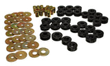 Energy Suspension Rr Spring Frame Shackle Kit - Black - 4.2127G