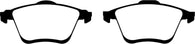 EBC 06-09 Mazda 6 2.3 Turbo (Mazdaspeed) Greenstuff Front Brake Pads - DP21773