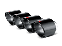Akrapovic 06-13 Chevrolet Corvette ZO6/ZR1 (C6) Tail Pipe Set (Carbon 115 mm) - TP-CT/1