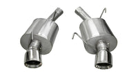 Corsa 05-10 Ford Mustang Shelby GT500 5.4L V8 Polished Sport Axle-Back Exhaust - 14311