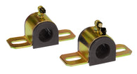Prothane Universal 90 Deg Greasable Sway Bar Bushings - 25MM - Type B Bracket - Black - 19-1213-BL
