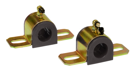 Prothane Universal 90 Deg Greasable Sway Bar Bushings - 25MM - Type B Bracket - Black - 19-1213-BL