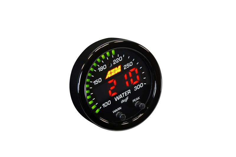 AEM X-Series Temperature 100-300F Gauge Kit - 30-0302