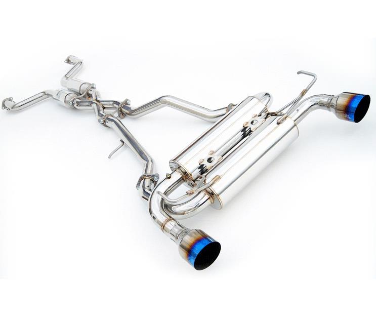 Invidia 07+ Infiniti G37 Coupe Gemini Rolled Stainless Steel Tip Cat-back Exhaust - HS07IG7GIS