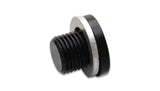 Vibrant M14 x 1.5 Metric Aluminum Port Plug with Crush Washer - 16663