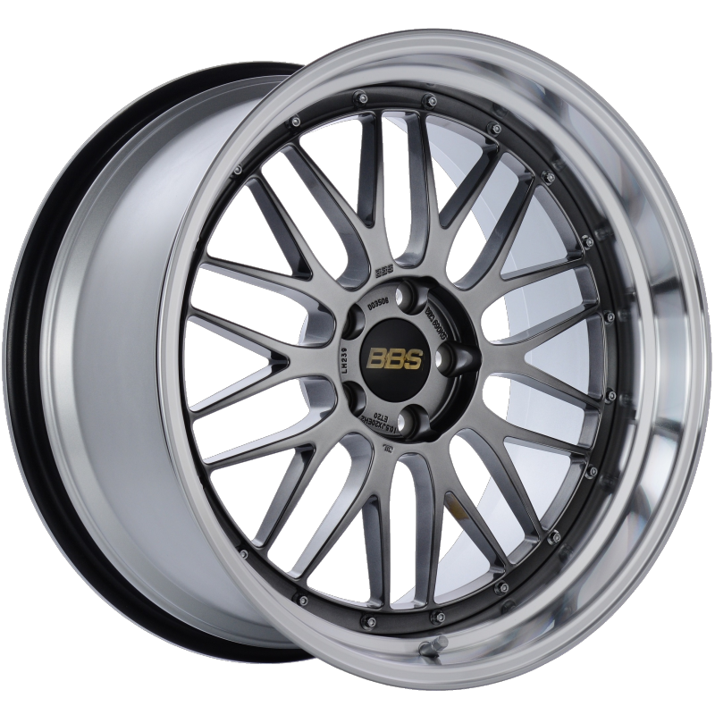 BBS LM 20x10.5 5x114.3 ET20 CB66 Diamond Black Center Diamond Cut Lip Wheel - LM239DBPK
