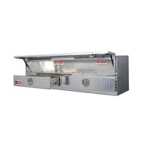 Westin/Brute High Cap 72in Stake Bed Contractor TopSider w/ Bottom Drawers - Aluminum - 80-TB400-72-BD