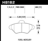 Hawk Performance Ceramic Street Brake Pads - HB182Z.660