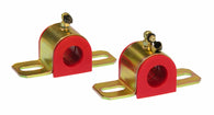 Prothane Universal 90 Deg Greasable Sway Bar Bushings - 15/16in - Type B Bracket - Red - 19-1208