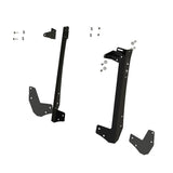 MBRP 07-15 Jeep Wrangler JK Fab Windshield Single Light Kit - Black Coated - 182746