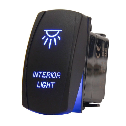 XTM Universal Rocker Switch – Interior Light  – Blue LED
