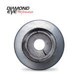 Diamond Eye MFLR 4inID SGL IN/SGL OUT 7inDIA X 20in BODY 27in LENGTH PERF SLOTTED ENDS 409 SS - 470050
