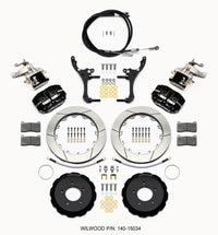 Wilwood Dynapro Radial4 / MC4 Rear Kit 12.88 2006-15 Miata w/Lines & Cables - 140-15034