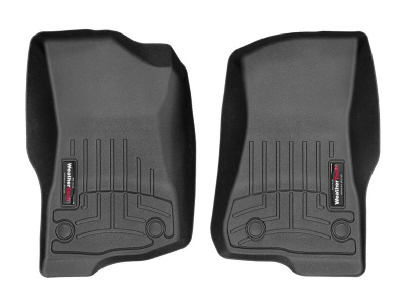 WeatherTech 2018+ Jeep Wrangler Unlimited Front FloorLiner - Black - 4413131