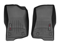 WeatherTech 2018+ Jeep Wrangler Unlimited Front FloorLiner - Black - 4413131