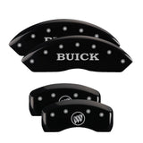 MGP 4 Caliper Covers Engraved Front & Rear MGP Black finish silver ch - 43006SMGPBK