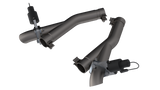 QTP 11-18 Dodge Durango 5.7L 2.5in 304SS Aggressor Cutout Dual Mid Pipes - 520511