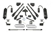 Fabtech 11-16 Ford F350 4WD 6in 4 Link System w/DL 4.0 Resi Coilovers & Rear DL Shocks - K2288DL