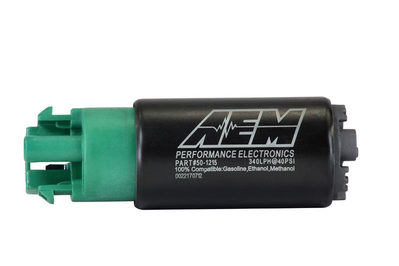 AEM 320LPH 65mm Fuel Pump Kit w/ Mounting Hooks - Ethanol Compatible - 50-1215