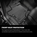 Husky Liners 11-12 Ford SD Crew Cab WeatherBeater Combo Black Floor Liners (w/o Manual Trans Case) - 98711