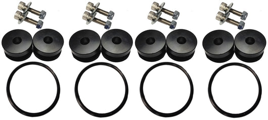 Torque Solution Billet Bumper Quick Release Kit Combo (Black): Universal - TS-UNI-026Bc