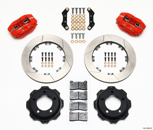 Wilwood Dynapro Rear Kit 12.19in Red Backdraft Cobra (BMW E36 Based) - 140-10960-R