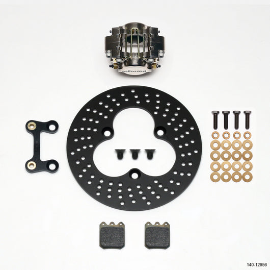 Wilwood Dynapro Single LW Left Front Kit - Sprint 10.95in Aluminum Drilled Rotor - 140-12956