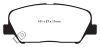 EBC 09+ Hyundai Genesis Coupe 2.0 Turbo Redstuff Front Brake Pads - DP31856C