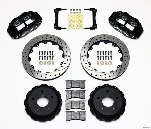 Wilwood Narrow Superlite 4R Rear Kit 12.88in Drilled 98-02 Camaro/Firebird - 140-9830-D