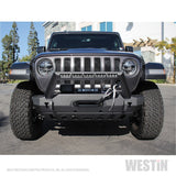 Westin 18-19 Jeep Wrangler JL Stubby Front Bumper - Textured Black - 59-80085