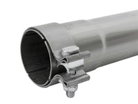 aFe MACH Force-Xp 409 SS Muffler Pipe 2.5in. Inlet/Outlet / 14in. Body / 20in. Length - 49M00035