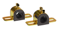 Prothane Universal 90 Deg Greasable Sway Bar Bushings - 1 1/16in - Type B Bracket - Black - 19-1221-BL
