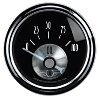 Autometer Prestige Series 52mm 0-100 PSI Short Sweep Electronic Oil Pressure Gauge - 2028