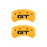 MGP 4 Caliper Covers Engraved Front & Rear Oval logo/Ford Red finish silver ch - 10210SFRDRD