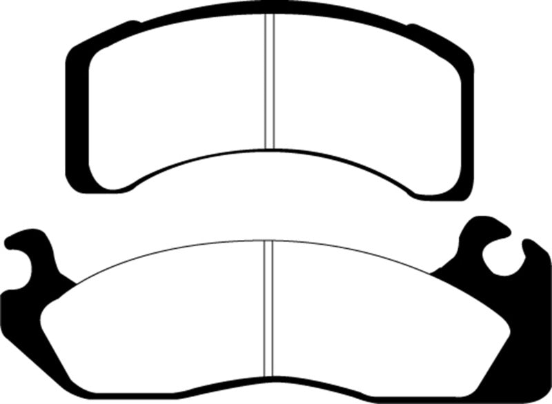 EBC 84 Ford Fairmont 2.3 Greenstuff Front Brake Pads - DP21159