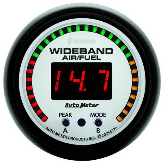 Autometer Phantom 52mm Wideband Air/Fuel Gauge - 5778