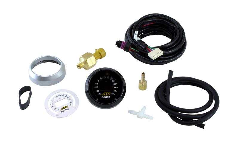 AEM 52mm Boost Digital Gauge -30-50psi - 30-4408