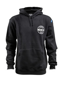 Sparco Swtshrt Hooded S-Seal Blk Lrg - SP03300NR3L