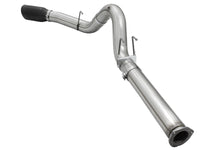aFe MACHForce XP Exhaust 5in DPF-Back Stainless Steel Exht 2015 Ford Turbo Diesel V8 6.7L Black Tip - 49-43064-B
