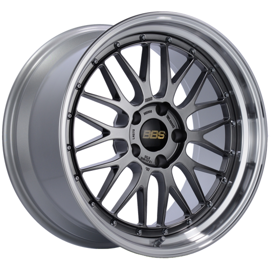 BBS LM 19x9.5 5x120 ET48 Diamond Black Center Diamond Cut Lip Wheel -82mm PFS/Clip Required - LM259DBPK