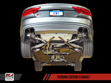 AWE Tuning Audi C7 / C7.5 S7 4.0T Touring Edition Exhaust - Diamond Black Tips - 3015-43014