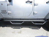 RBP RX-7 Step Bars 07-17 Jeep Wrangler JK (4-Door) - Black - RBP-509B-RX7