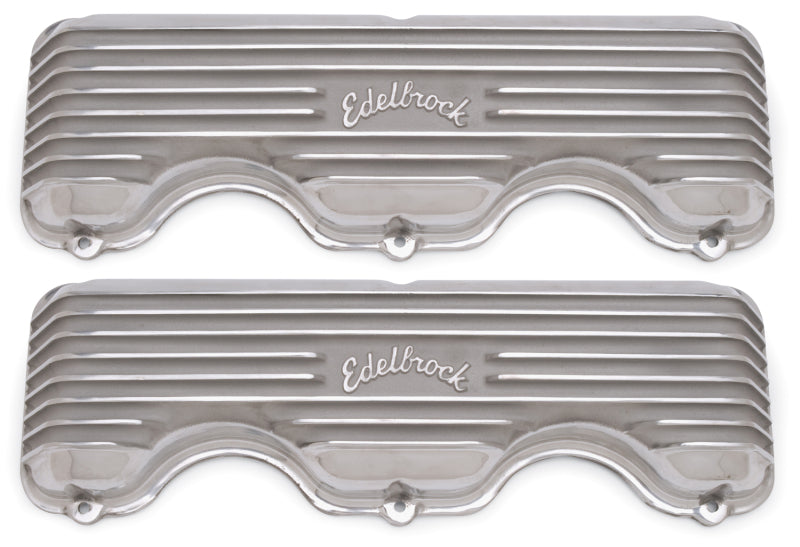 Edelbrock Valve Cover Classic Series Chevrolet W 348/409 CI V8 Polshed - 4140